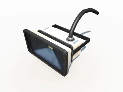 Led Halogen Low Poly PBR Low-poly 3D model