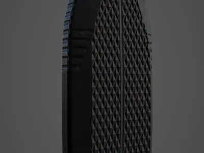SOG Pentagon Tactical Knife - Lowpoly Game Asset Low-poly 3D model