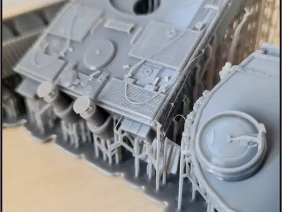 Panzer VI Tiger Ausf E 1943 middle - miniatures tabletop scenery 3D print model
