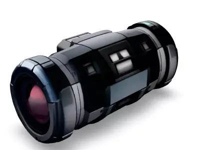 SciFi Camera Lens Prop Low-poly 3D model