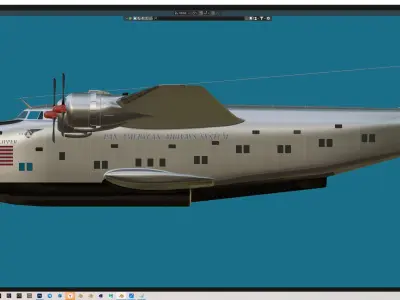 Boeing -314 Clipper Free 3D model