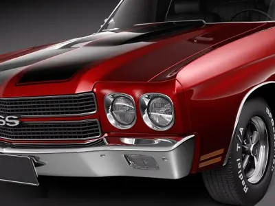 Chevrolet Chevelle 1970 3D model buy