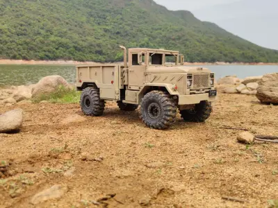 Crawler M939 4x4 Flatbed for SCX10 iii Gladiator - 1-10 RC body 3D print model