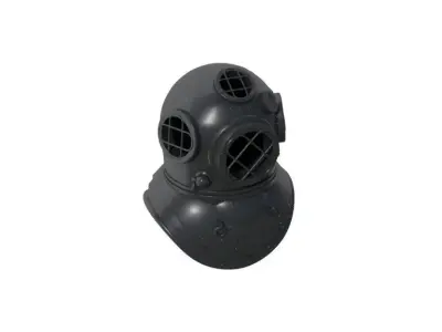 Diving Helmet 3D model
