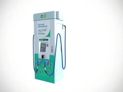 Petrol Dispensing Fuel Pump 3D model