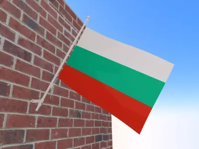 Flag of Bulgaria 3D model