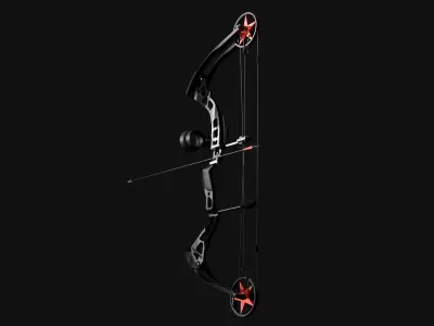 compound bow 3D model buy