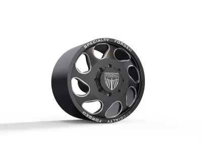 FRONT SPECIALITY FORGED D007 WHEEL 3D MODEL 3D model