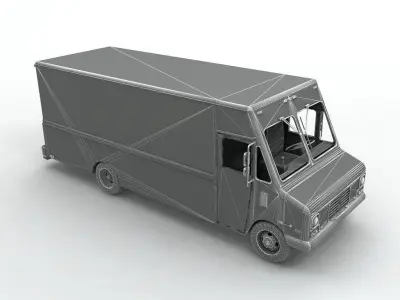 Delivery Truck UPS 3D model
