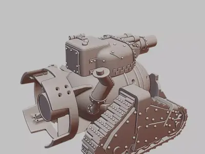 Grot Bomb Tank 3D Printable Model 3D print model