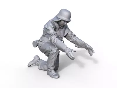 Fire brigade figure GDR Typ 915 3D print model