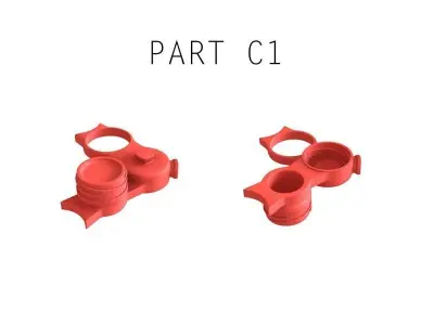 Recycled Bottle Roof Builder 3D print model