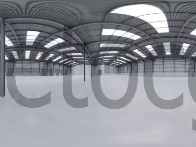 HDRI - Warehouse Interior 12 Low-poly 3D model
