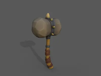 StoneHammers Low-poly 3D model