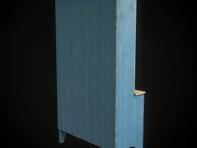 OldDresser01 Free low-poly 3D model