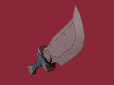 Stylized Sword 3D model get