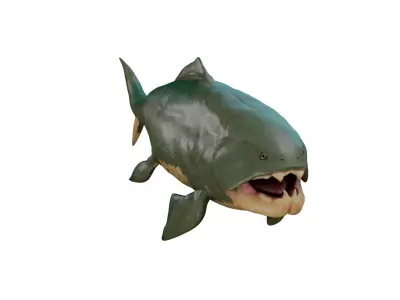 Dunkleosteus Rigged 3d Model Free 3D model