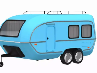 Caravan 04 3D model