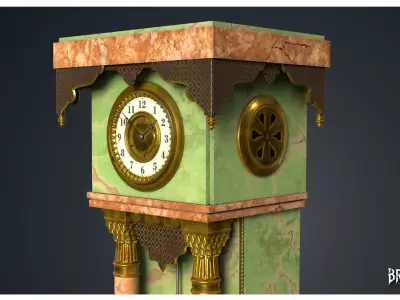 Tall Clock - Clocks 1900s 3D model