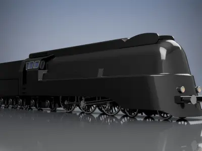 MAV 303 class streamlined locomotive concept design - N scale 3D print model