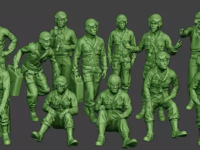 American Tank Crew ww2 ATC1 Pack1