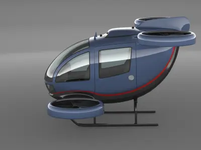 Drone Taxi 3D model