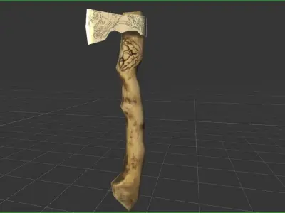 Axe-01 axe Low-poly 3D model