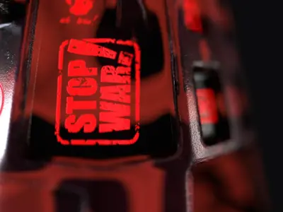 Nuclear Mirage Low-poly 3D model