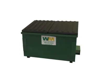 Dumpster - Waste Bins Low-poly 3D model