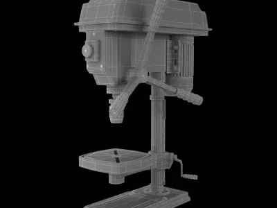 Drill table 3D model