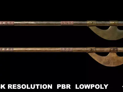 Epsilon Axe Low-poly 3D model