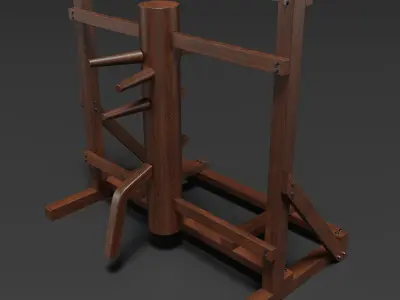 Wing Chun Wooden Dummy 3D model