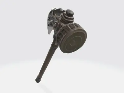 Hammer axe 3D model