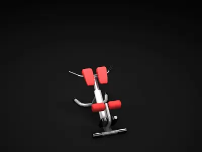 Bench Lower Back 3D model