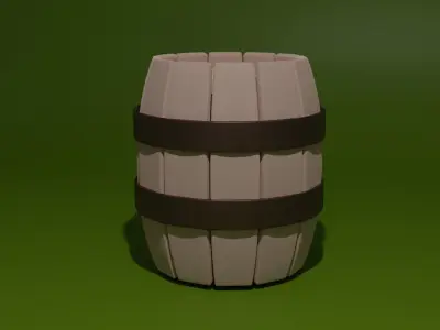Barrel - Drum Free 3D model Free 3D model