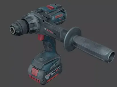Bosch GSB 18V Drill Driver RAW Scan 3D model