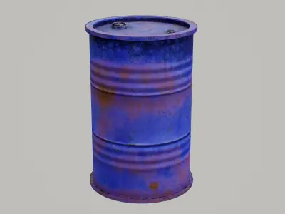 Old Barrel FREE 3D Model Free low-poly 3D model