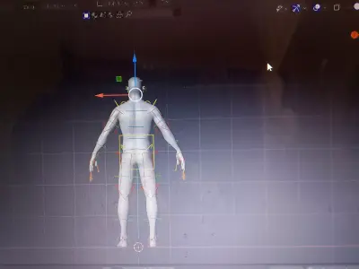 male rigged character for sultan Free 3D model