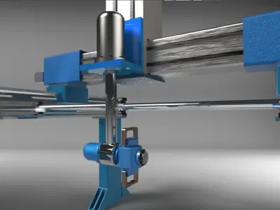 Gantry Robot 3D model buy