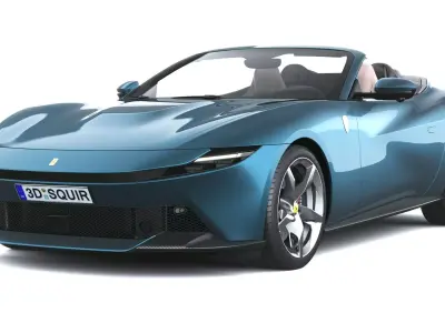 Ferrari Amalfi Spider 2027 3D model