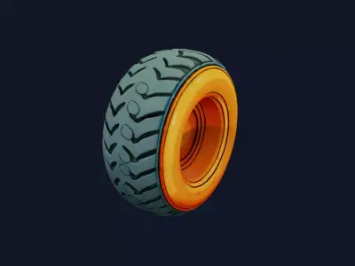 Vehicle Tyre  3D model