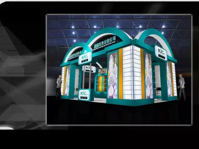 Exhibition - Area - 9X6-3DMAX2009-054 3D model