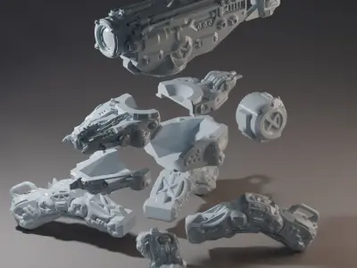 Camera bots 3D print model