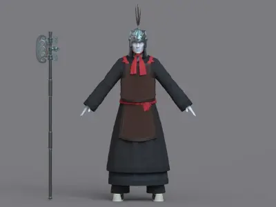 02-Ancient Chinese Armor-Shang Dynasty 3D model