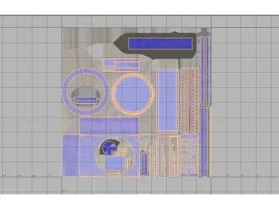rooftop ac unit 3D model