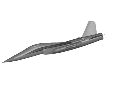 f-15 FIGHTER JET starscream 3D model