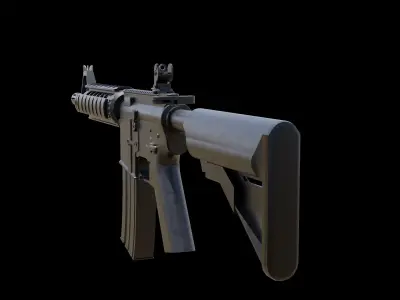 M4A1 rifle 3D model buy