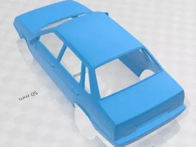 VAZ Lada 21099 1990 Printable Body Car 3D print model