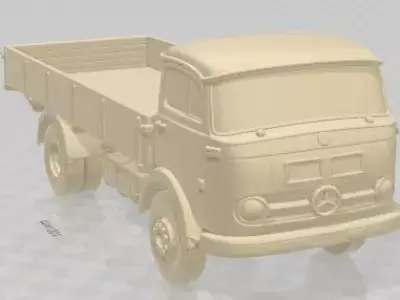 Mercedes Benz L319 1955 Printable Truck 3D print model