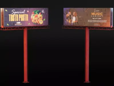Billboard 3D model get